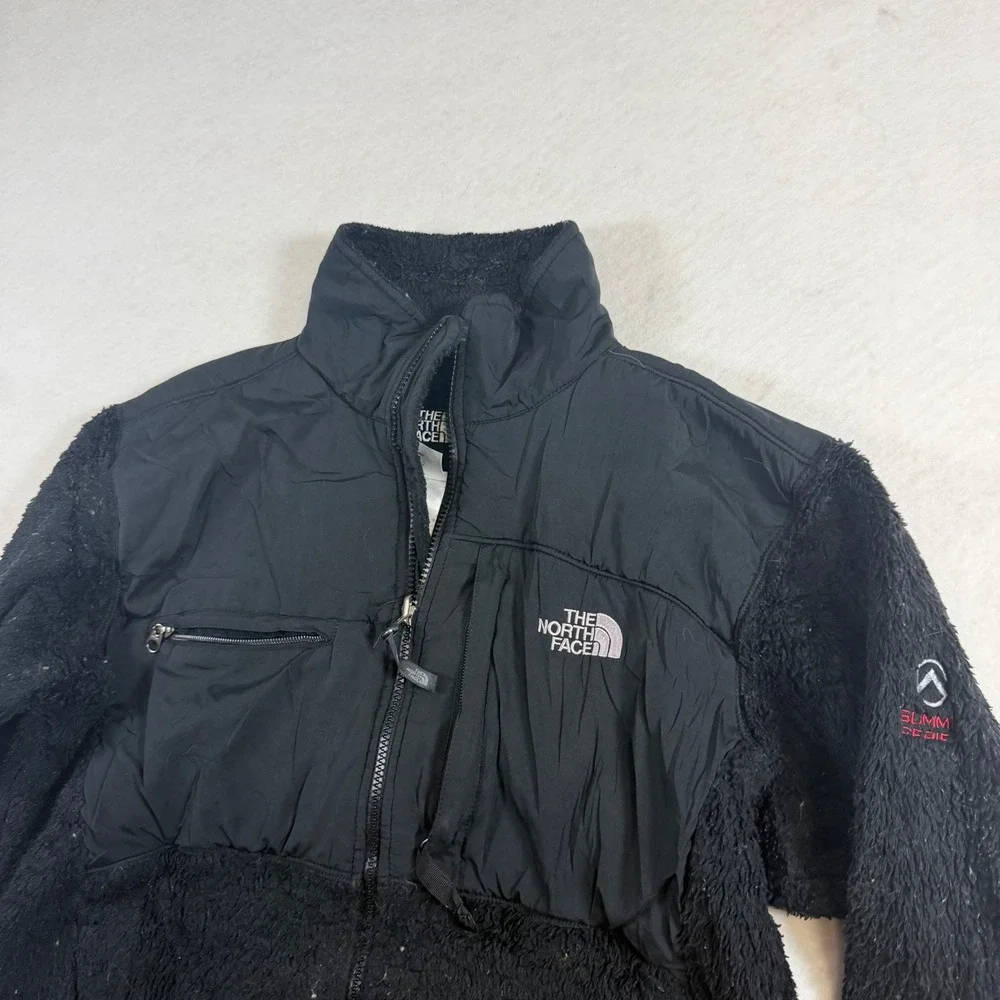 The North Face Summit Series Denali Fleece Jacket Mens Small Black Full Zip 8136